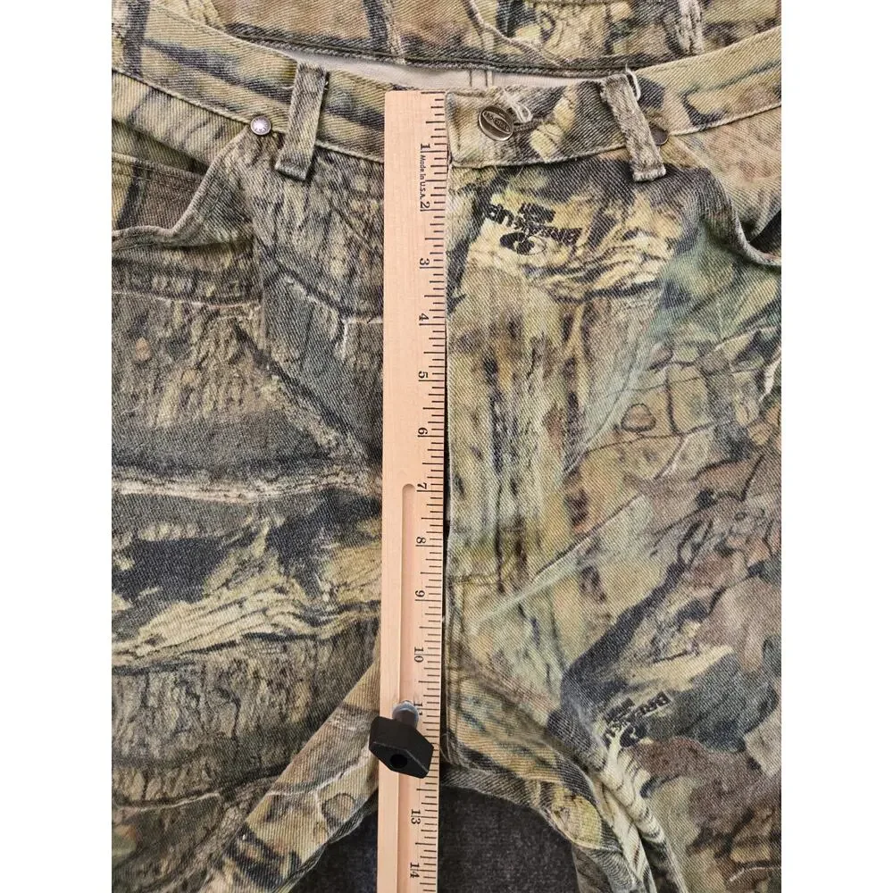 Wrangler Pro Gear Vtg Y2K Mossy Oak Breakup Camo Jeans Mens Sz 36x32 Gorpcore